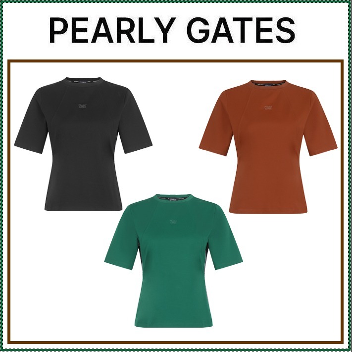 【PEARLY GATES】 Women's Coloring line Cool T-shirt