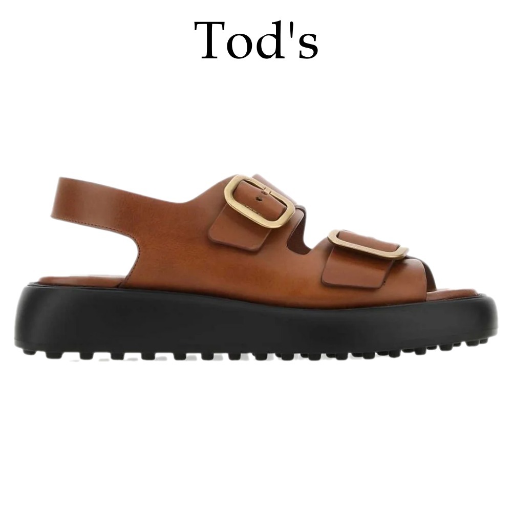 【Tod's】バックルディテール サンダル