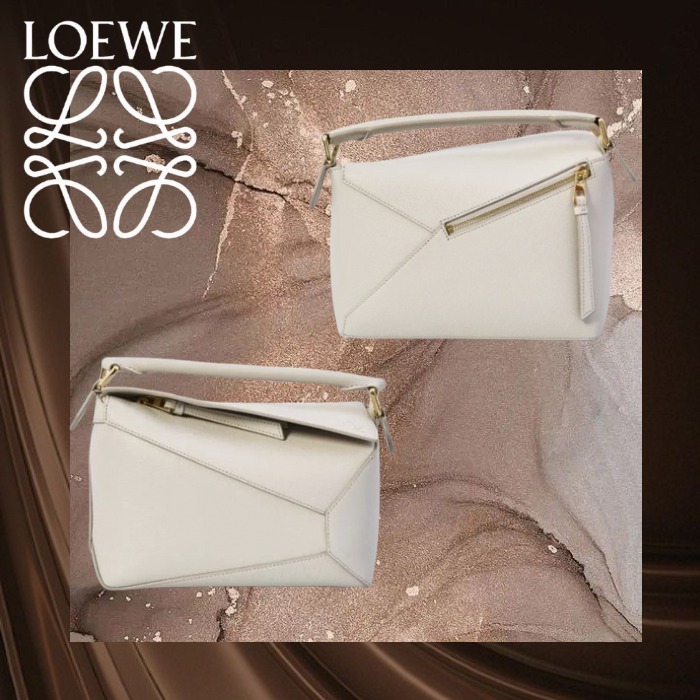 【LOEWE】ロエベ 2025-2026aw パズルバッジバッグ ホワイト