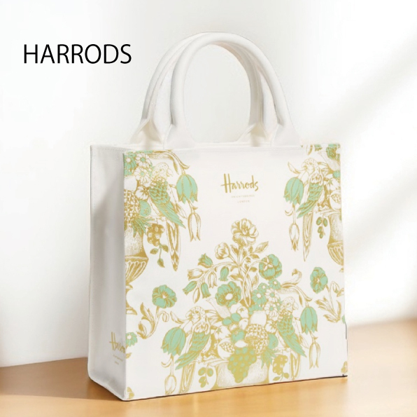 【HARRODS】Small Floral Ivy Shopper Bag トートバッグ