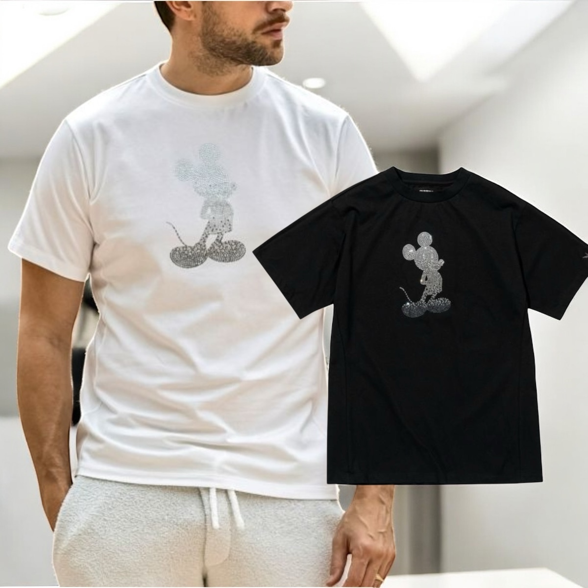 ★イケオジ★【1PIU1UGUALE3 RELAX】ミッキー 半袖 Tシャツ