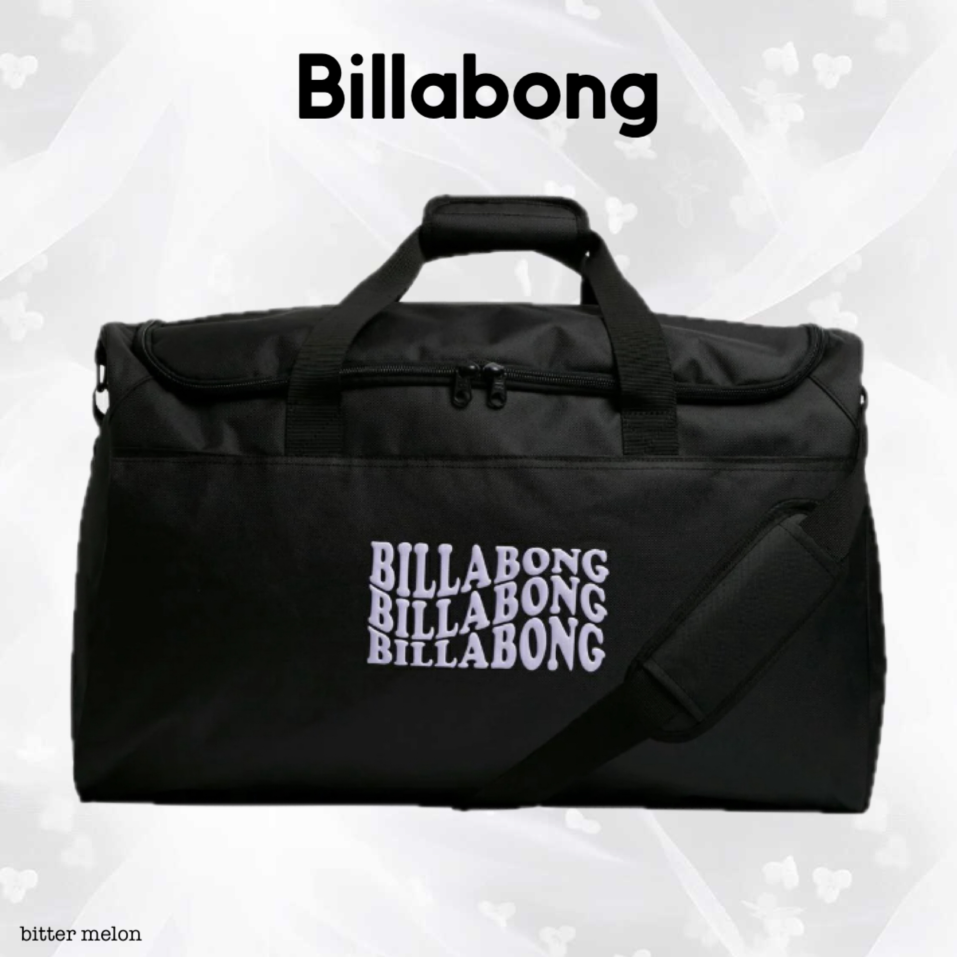 限定 BILLABONG ビラボン★ ボストン バック ブラック