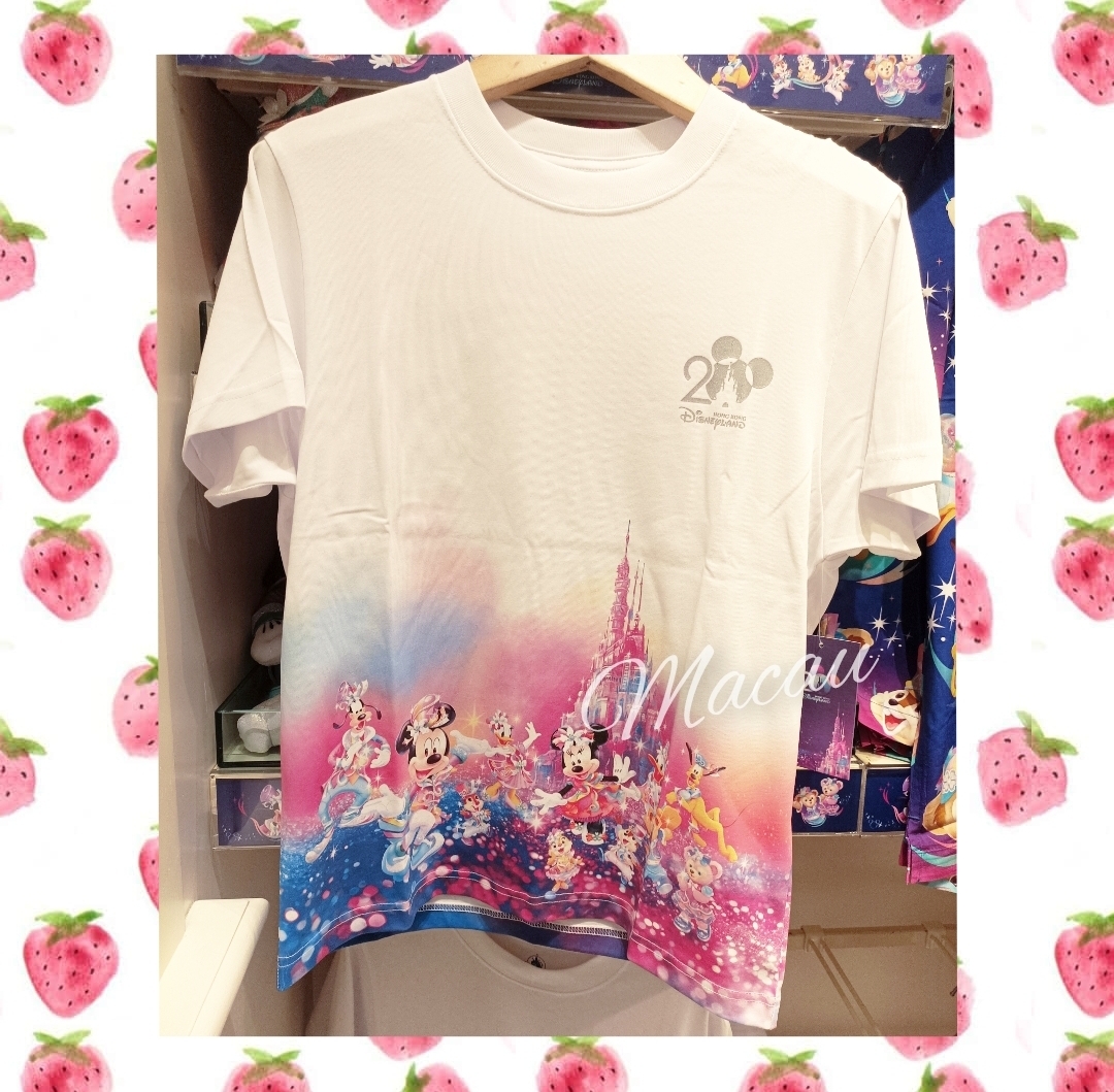 香港ディズニー限定★パーク20周年記念 大人用シャツ