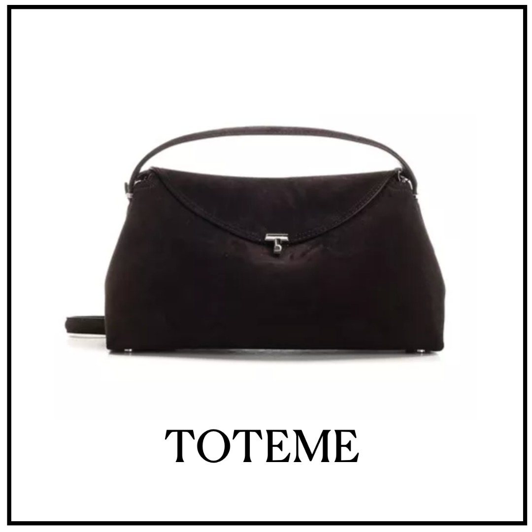 【TOTEME】T-Lock top shoulder bag