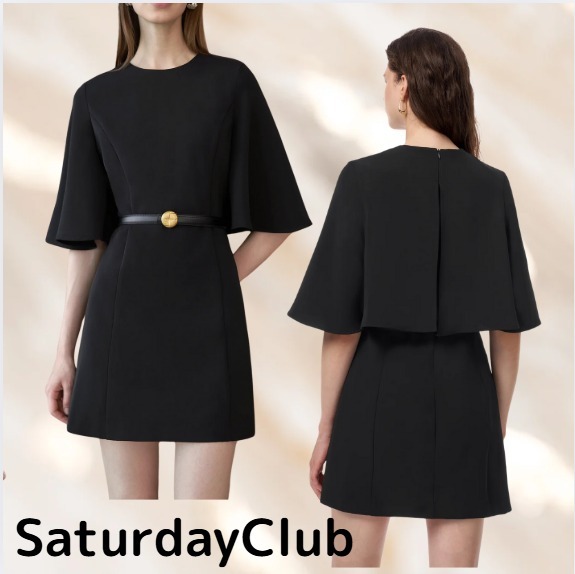 SaturdayClubフレアスリーブドレス
