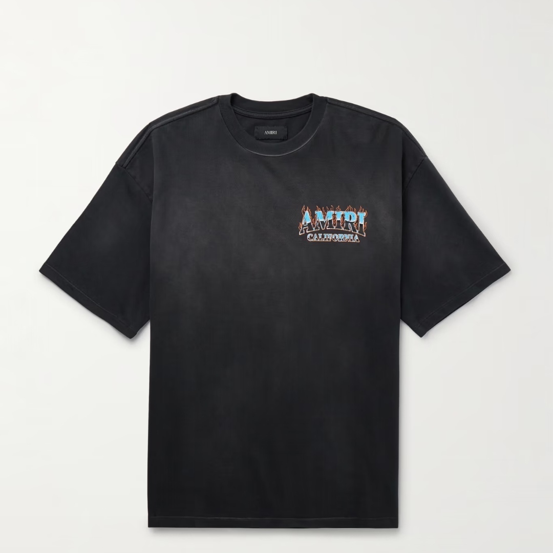 AMIRI アミリ＊コットン混ジャージー Tシャツ