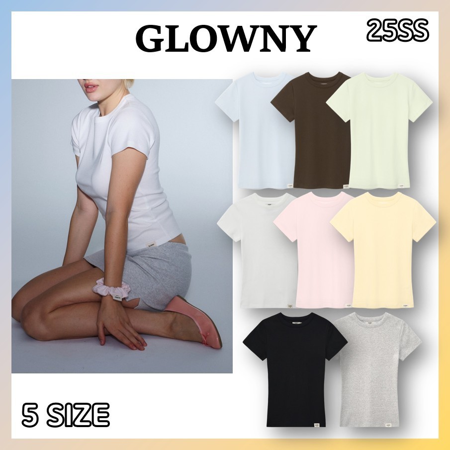 [GLOWNY] G CLASSIC FITTED TEE ★大人気★