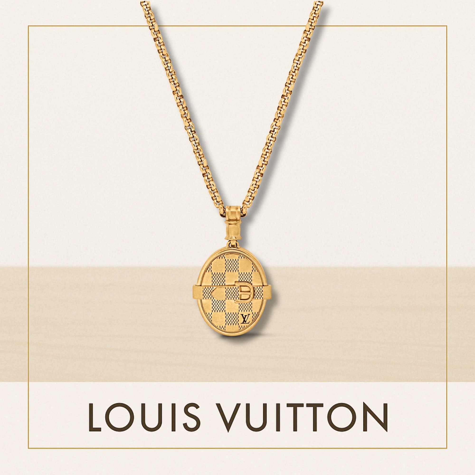 【LOUIS VUITTON】ペンダント・ダミエ 人気完売モデル
