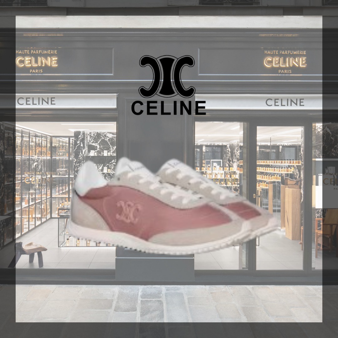 【CELINE】セリーヌ レーサー ロートップスニーカー★ピンク