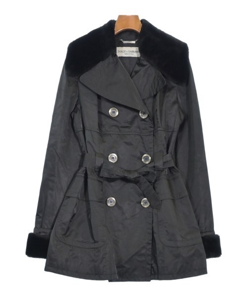 DOLCE&GABBANA トレンチコート 黒 2007525M0061