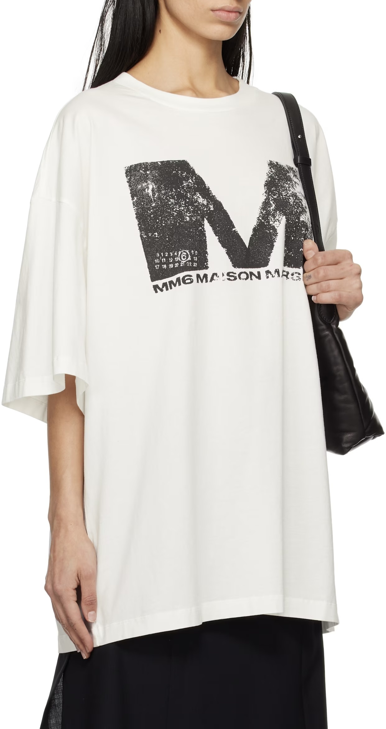 MM6 メゾンマルジェラ M ロゴ Tシャツ