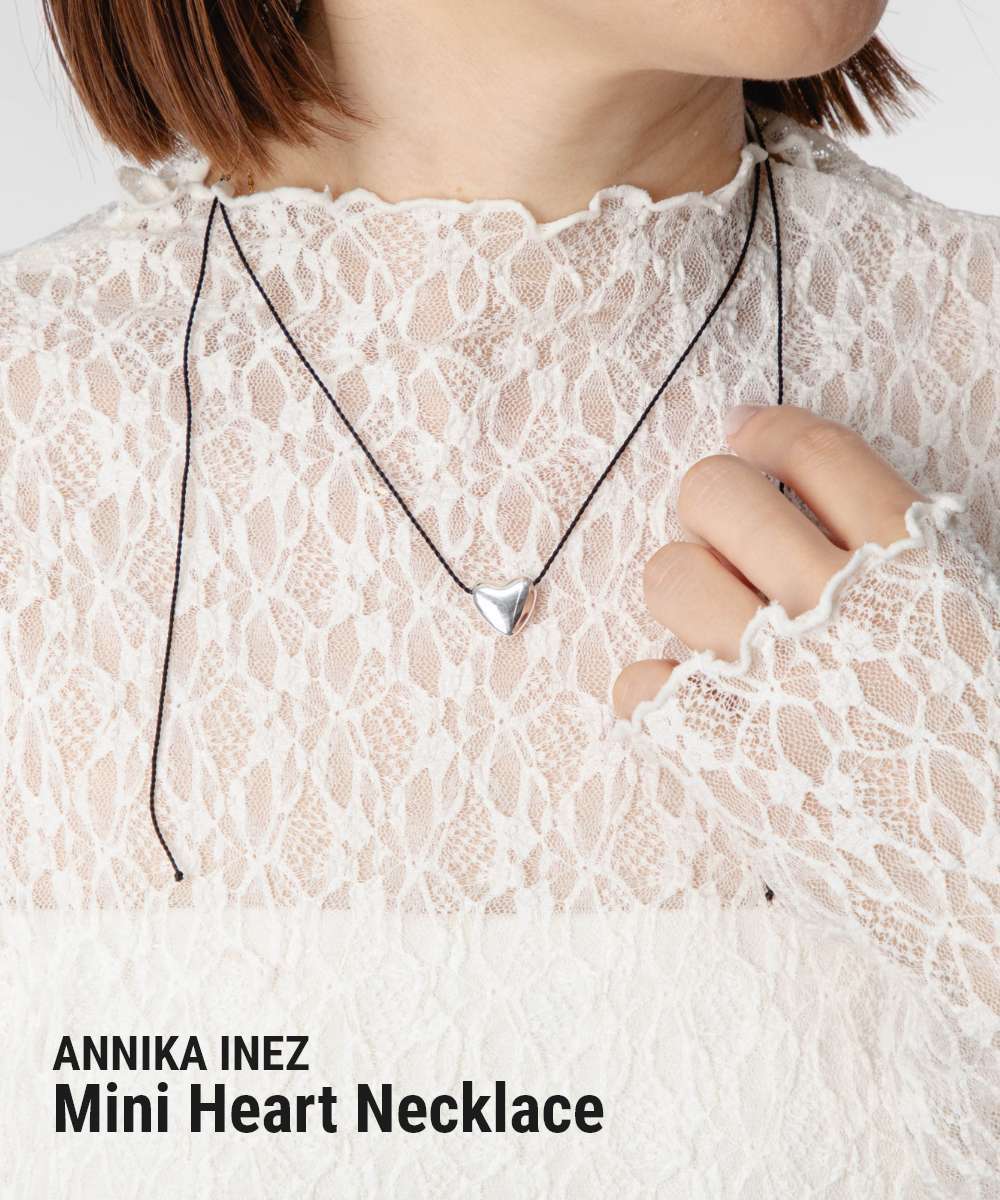 ANNIKA INEZ Mini Heart Necklace 587 MINI ネックレス