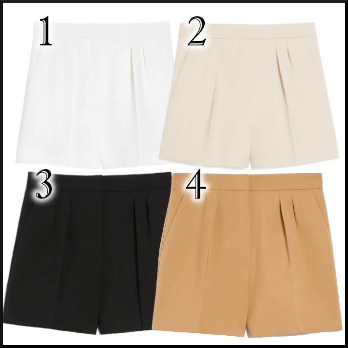 MAXMARA [ズィック] ウール ストレッチ ショートパンツ ZIC