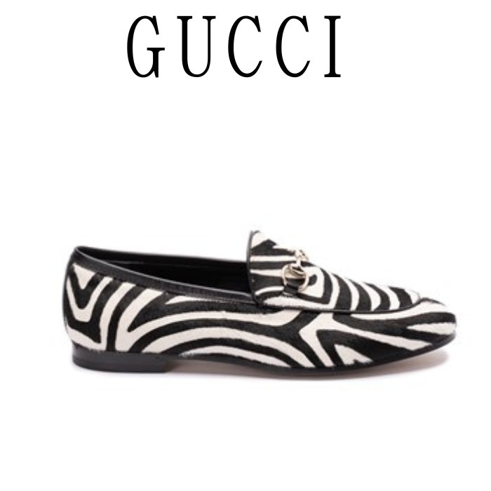 【GUCCI】レディース☆Jordaan ゼブラ柄 ローファー
