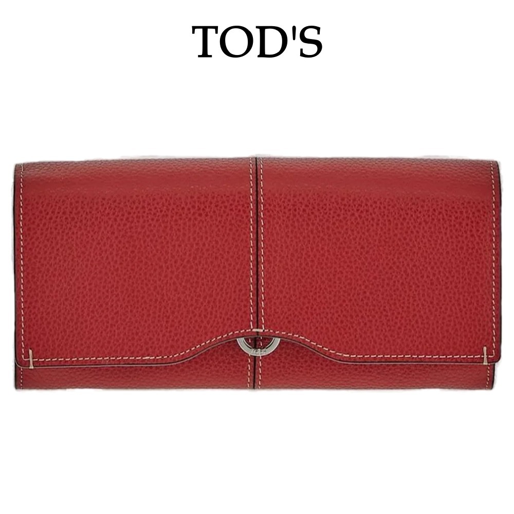 【Tod's】トッズのロゴが型押しされたクラッチバッグ