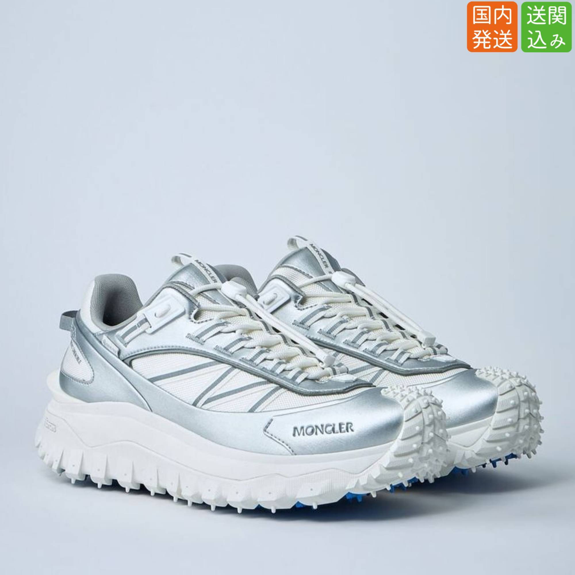 MONCLER★Trailgrip GTX シルバースニーカー 送関込み