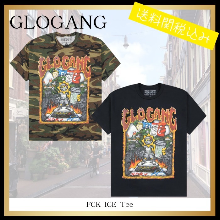 ☆送料関税込み【GLOGANG】FCK ICE Tee