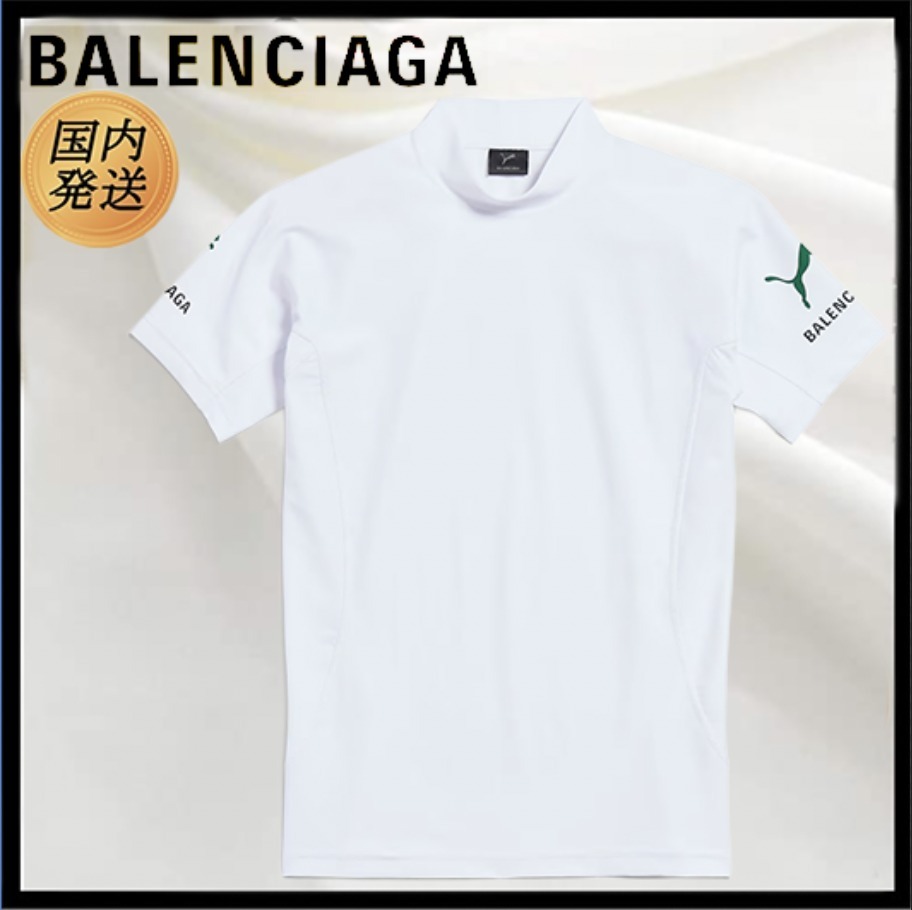 限定♪【国内発送★BALENCIAGA ×PUMA】フィッテッド Tシャツ