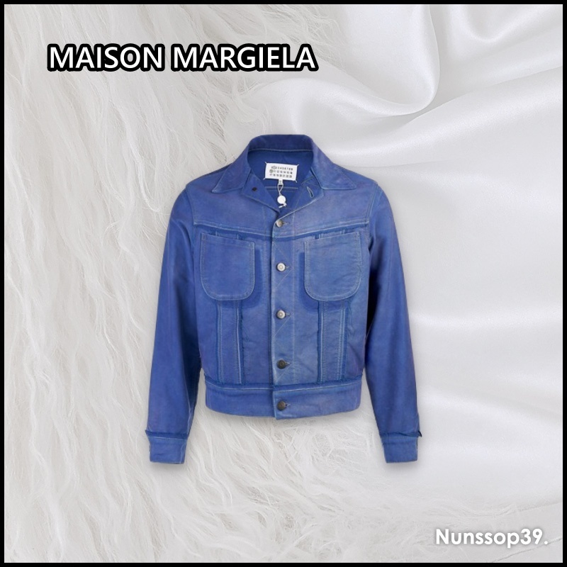 《MAISON MARGIELA》 ステッチ ロゴ デニム ジャケット