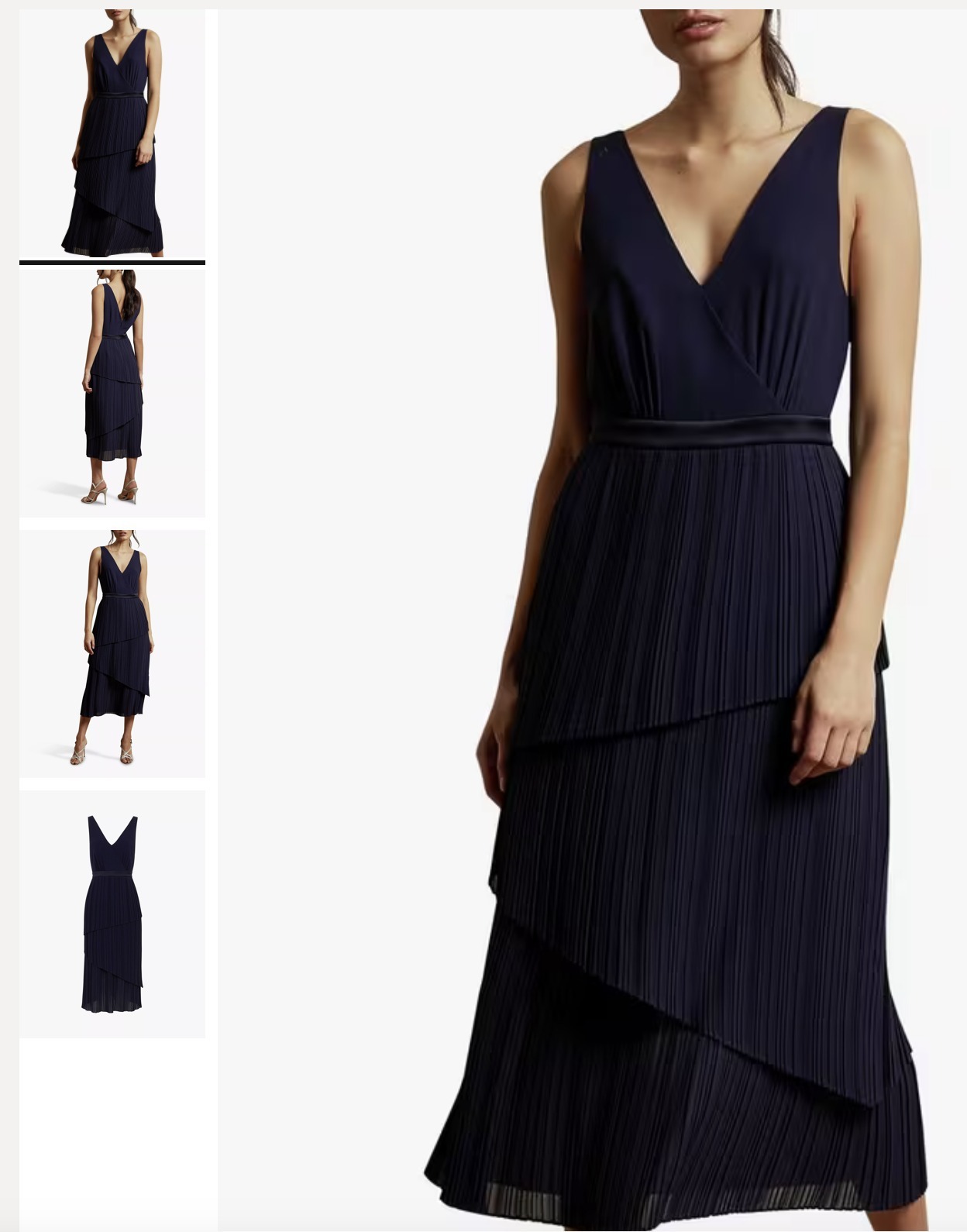 関税送料込★SALE★完売間近★TedBaker★プリーツMelodiドレス