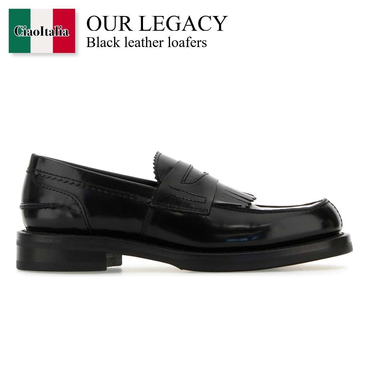 ローファー・オックスフォード Our Legacy Black Leather Loafers
