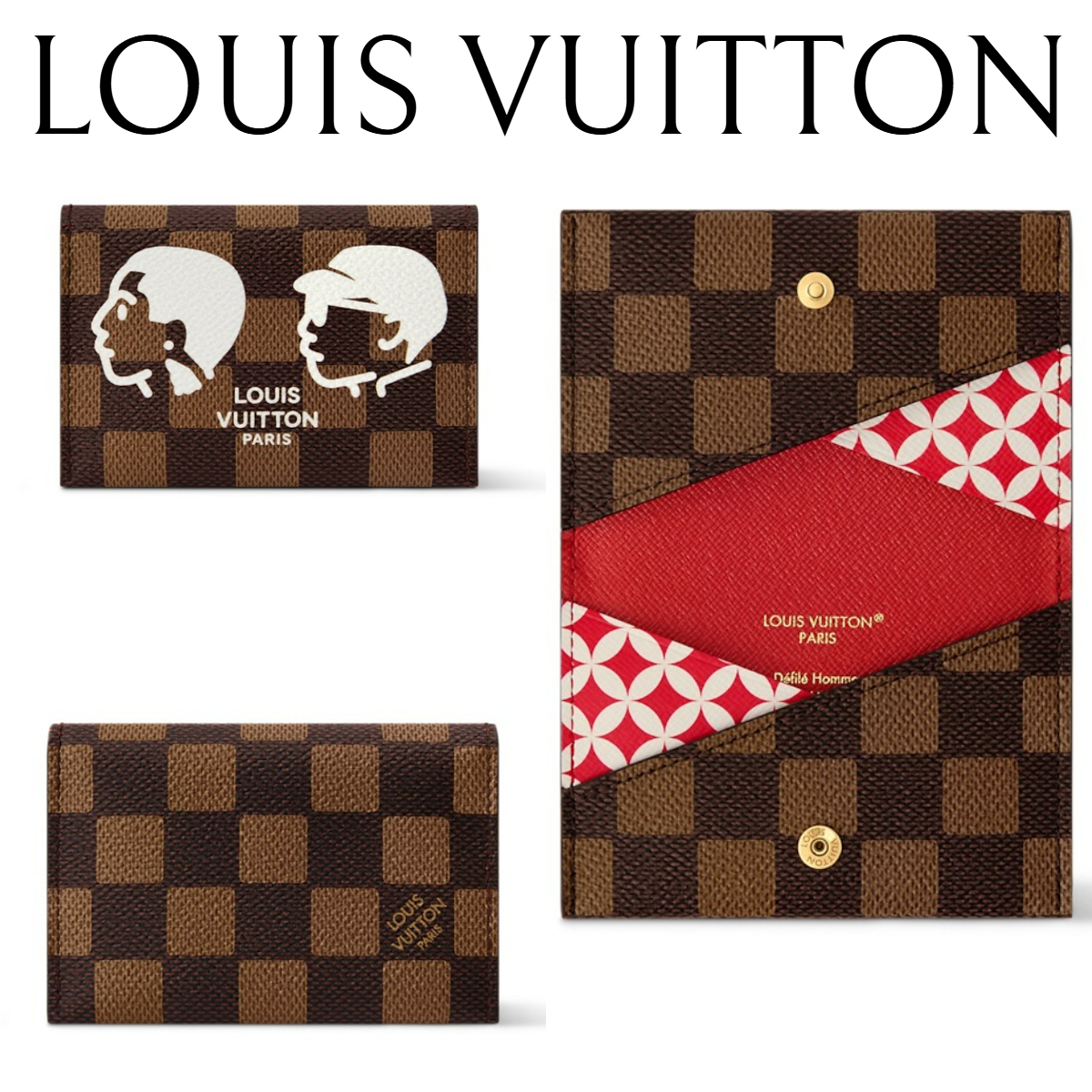 新作メンズ*LV*モノグラムスリムカードケース NIGO N40812