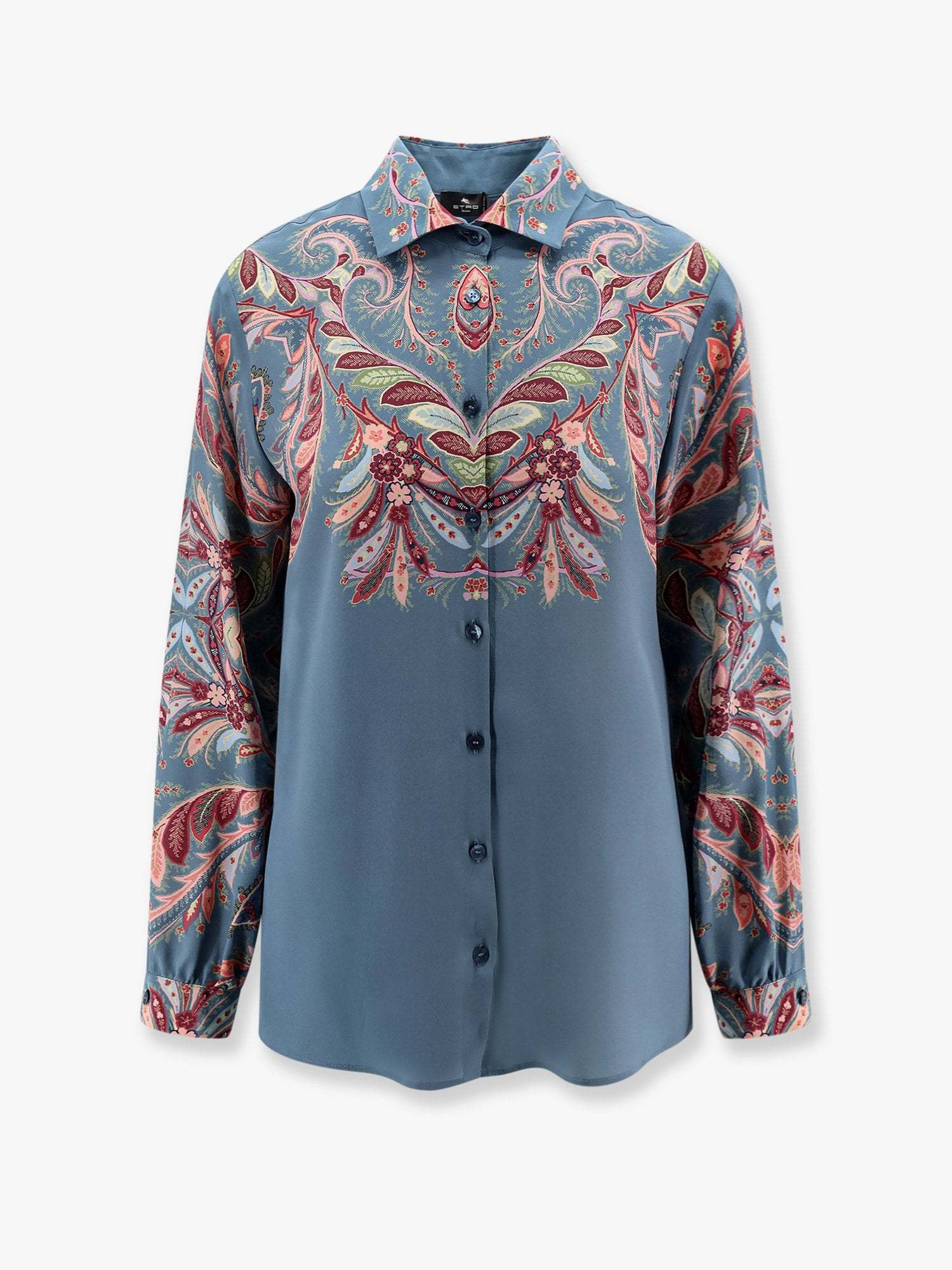 Tシャツ・カットソー ETRO Paisley print silk shirt