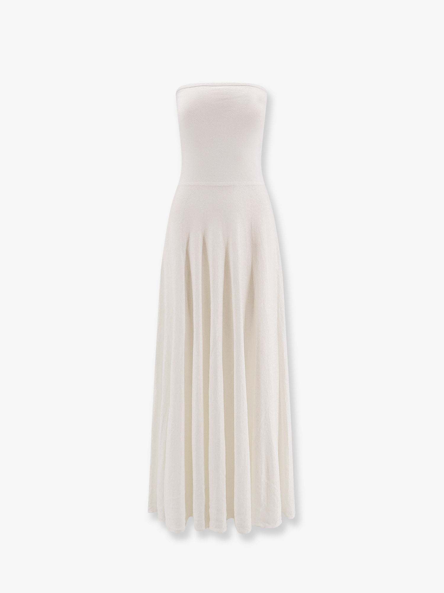 ワンピース ALAIA Linen blend maxi dress