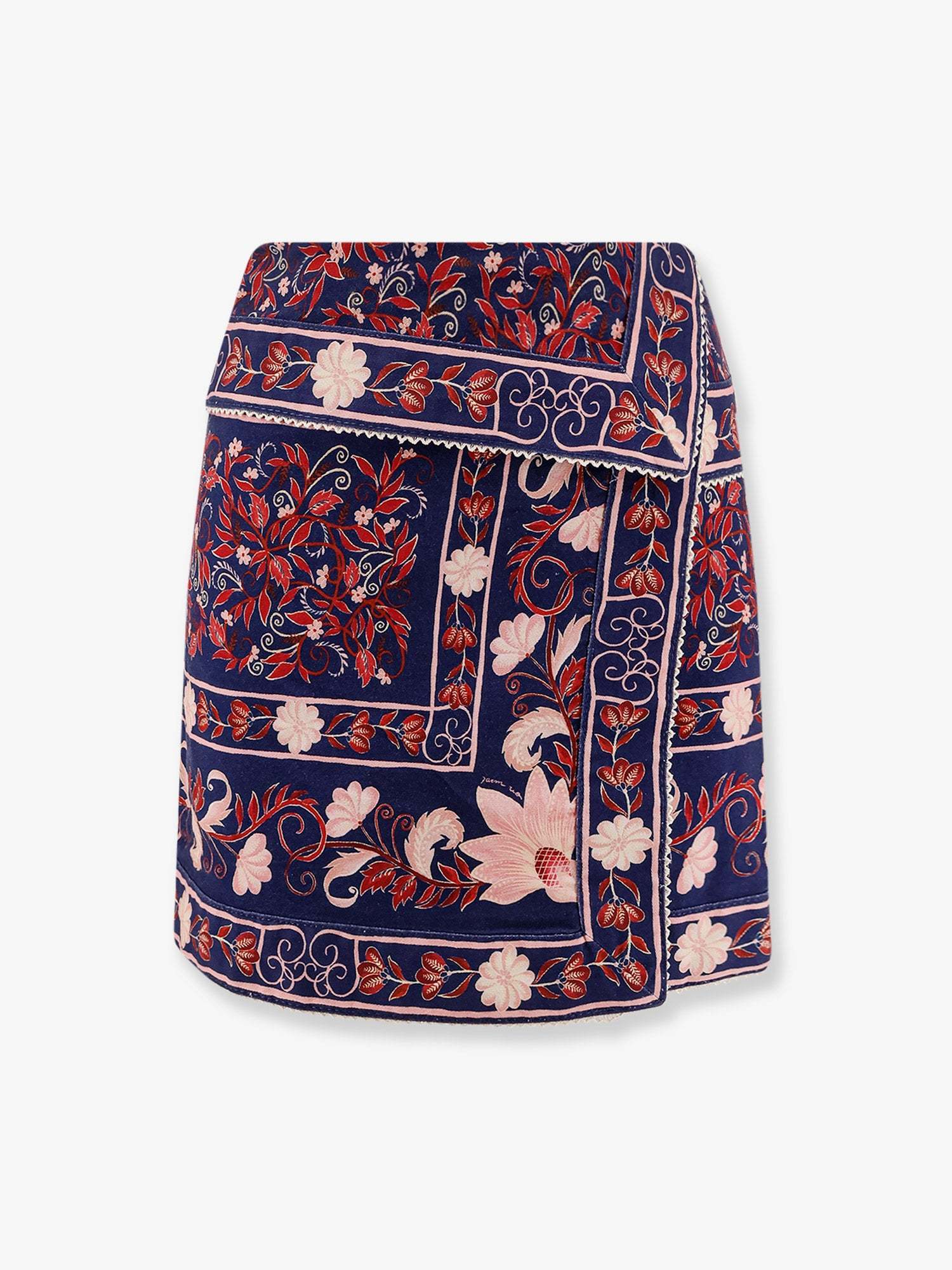 スカート FARM RIO New Guilhermina cotton miniskirt