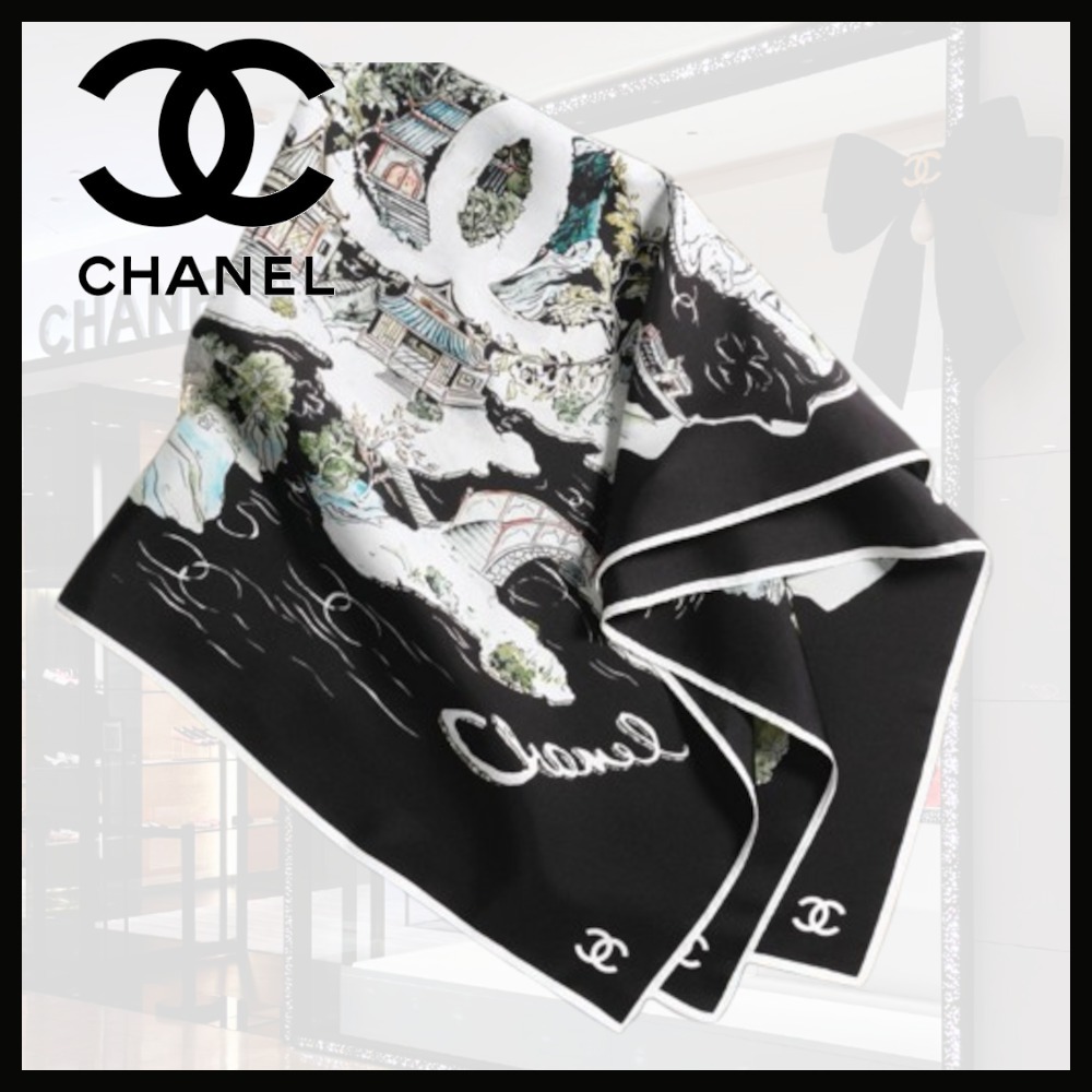 【気品溢れる存在感★】CHANEL スカーフ