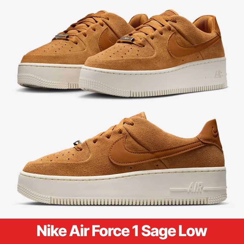 ★人気★Nike★Air Force 1 Sage Low unisex デイリースニーカー