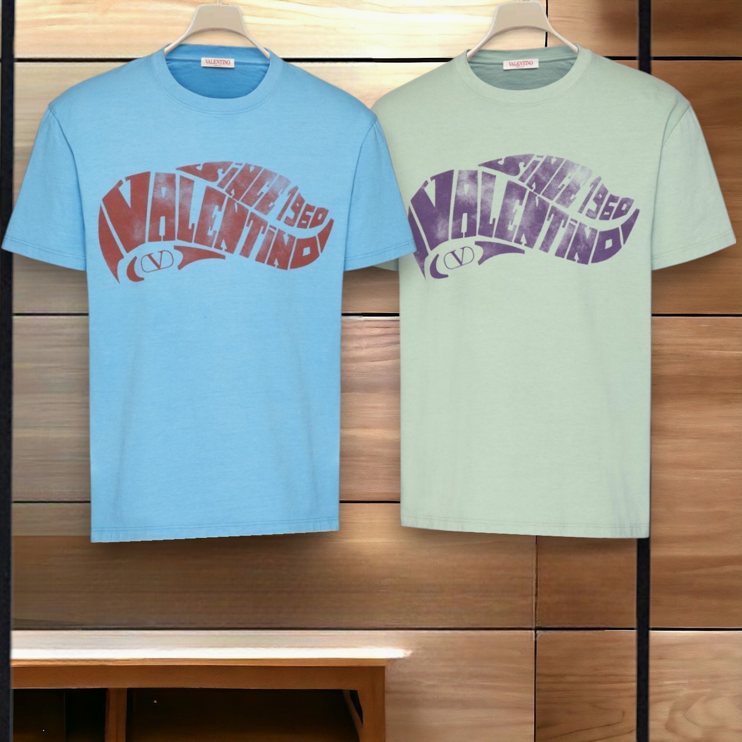 サーフプリント コットン Tシャツ