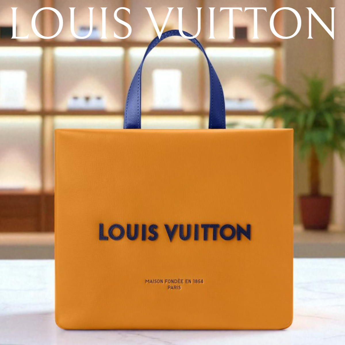 新作*LV*ミニショッパートートバッグ サフランオレンジ M15237