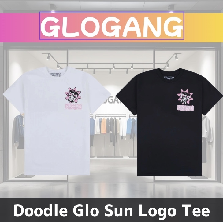 【関税・送料込】GLOGANG Doodle Glo Sun Logo Tee