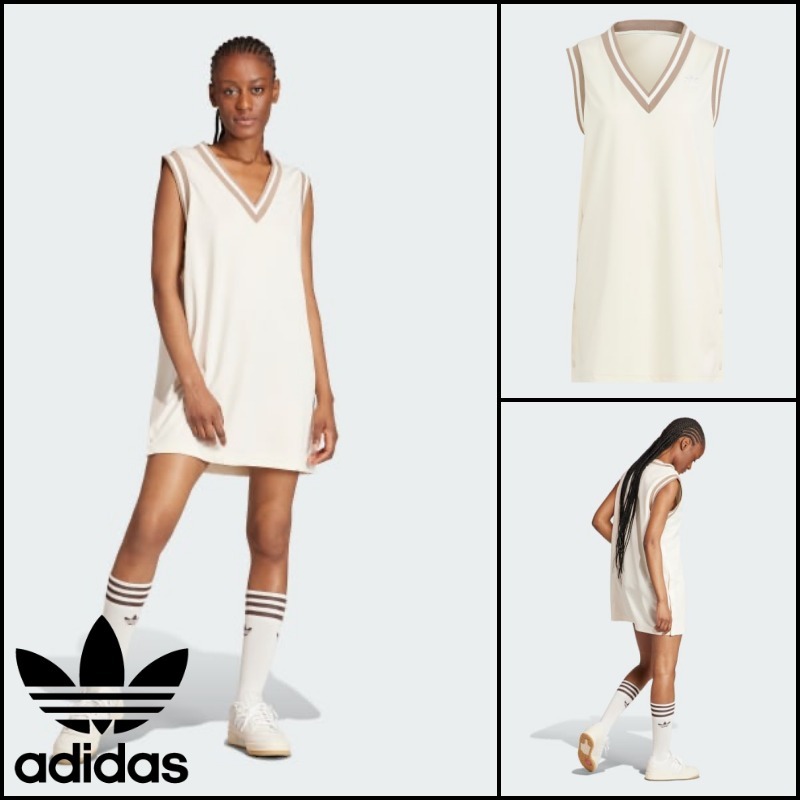 ☆Adidas☆Originals Neutral Court Adibreak Dress White
