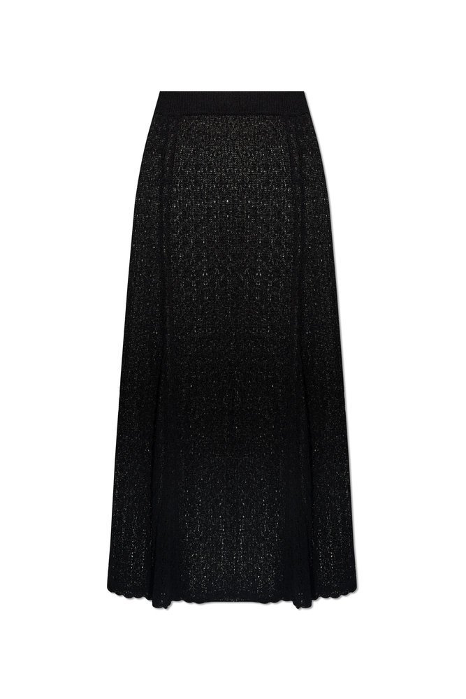 GANNI クロシェニットハイウエストミティスカト K22692677 099