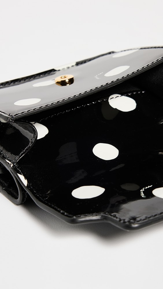 “MARNI” パテントレザー ドットウォレット 3つ折り