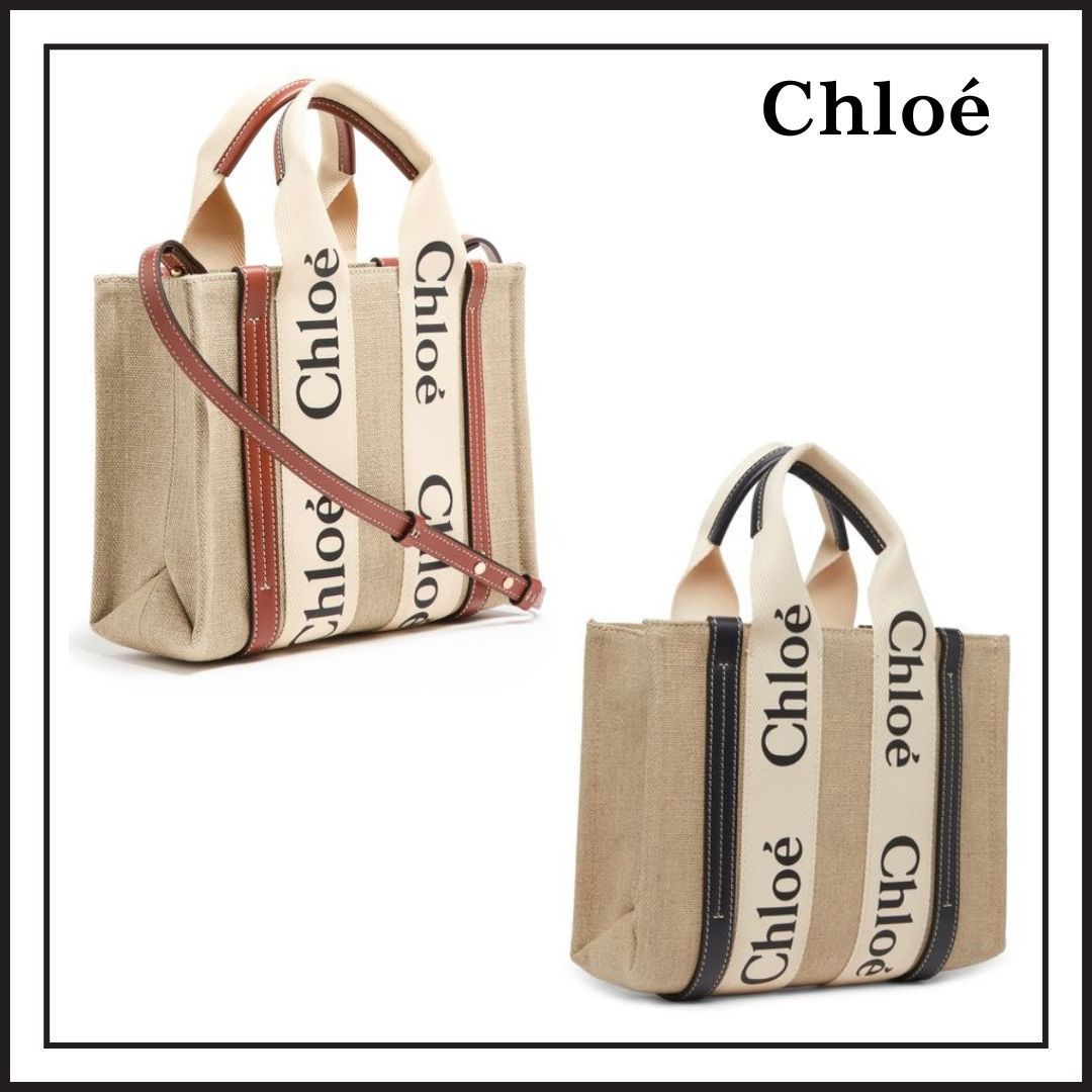 【Chloe】Woody スモールトートバッグ