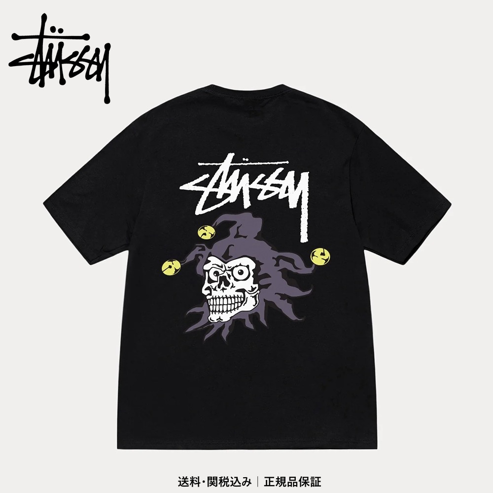 【STUSSY】Joker T-Shirt Black