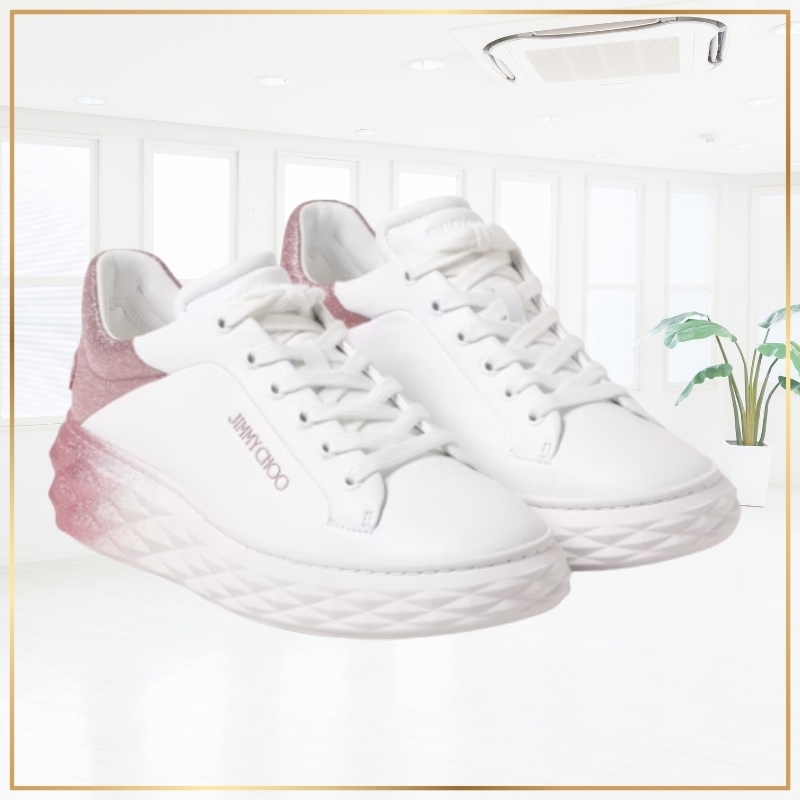 JIMMY CHOO グリッタースニーカー ダイヤモンド