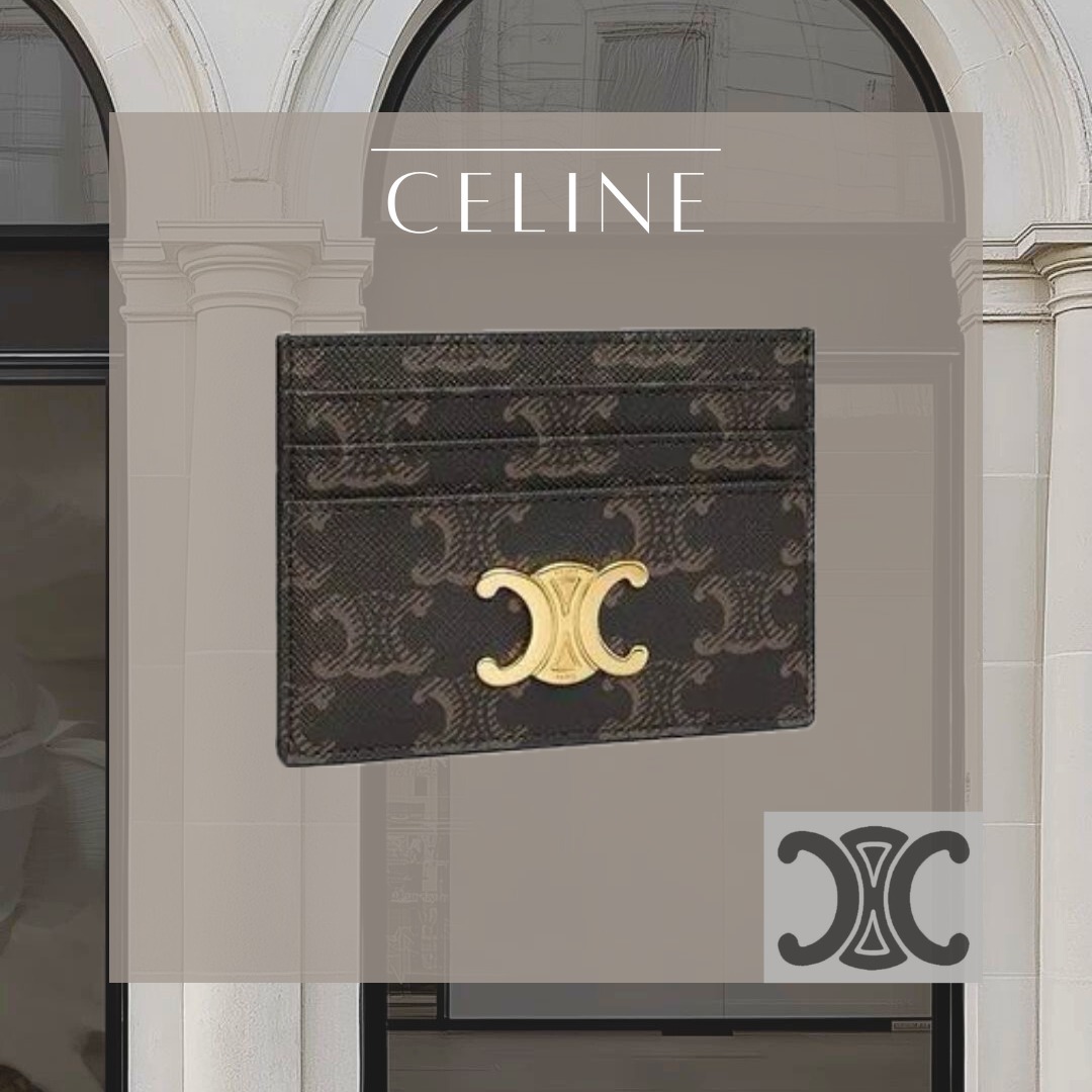 CELINE トリオンフ カードホルダー 10L832CQH04LU