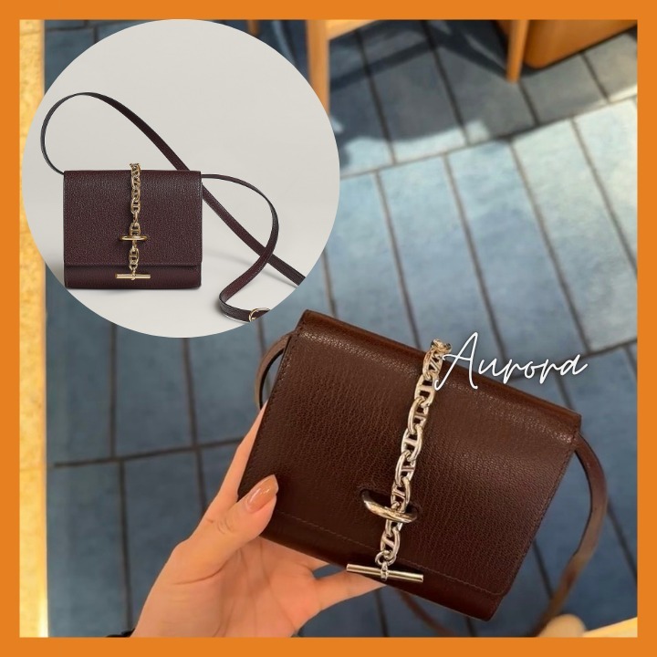 ショルダーにも♪[HERMES]トゥーゴー ウォレット rouge sellier