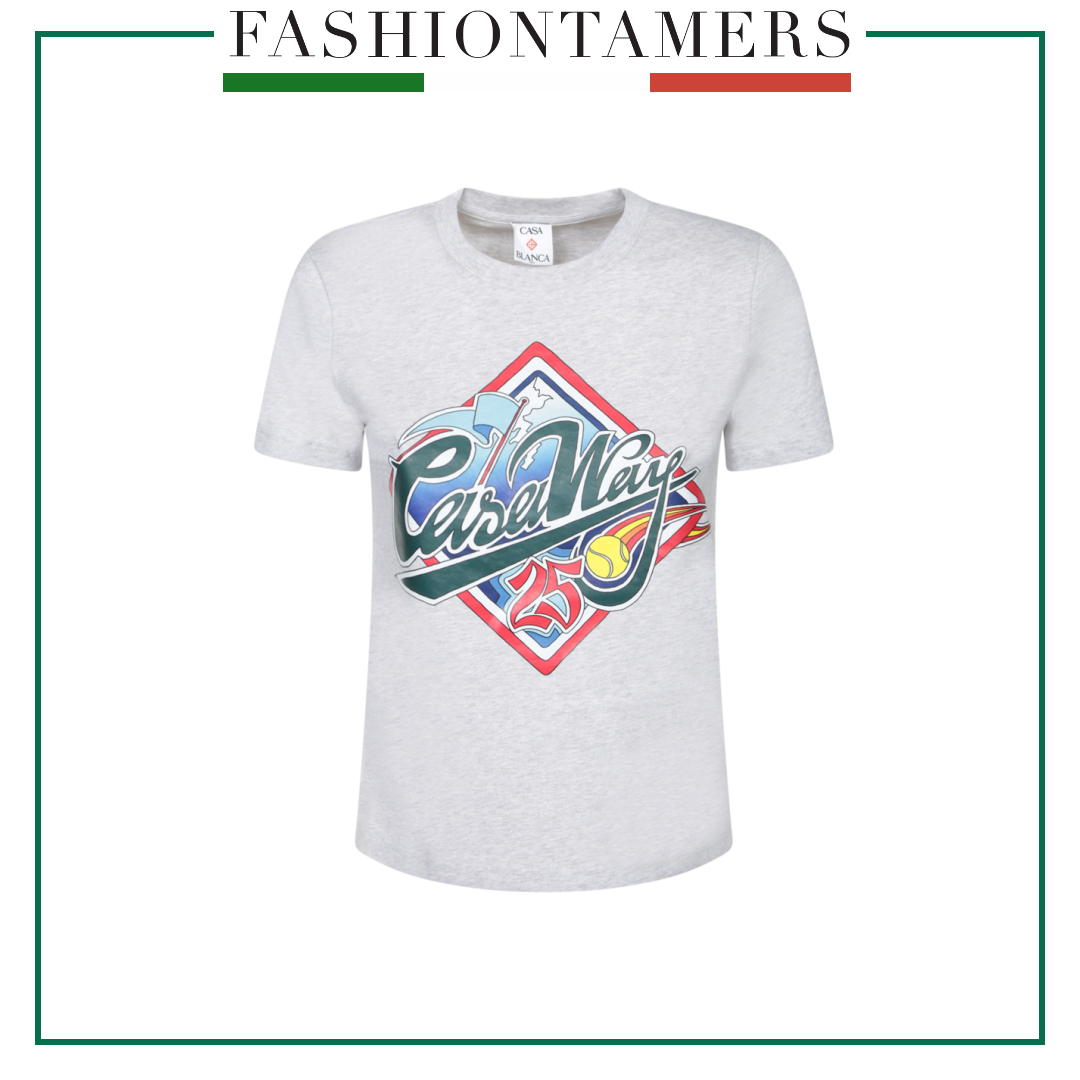 Tシャツ・カットソー Casablanca WS25JTS020 03 Shirts White T-Shirts
