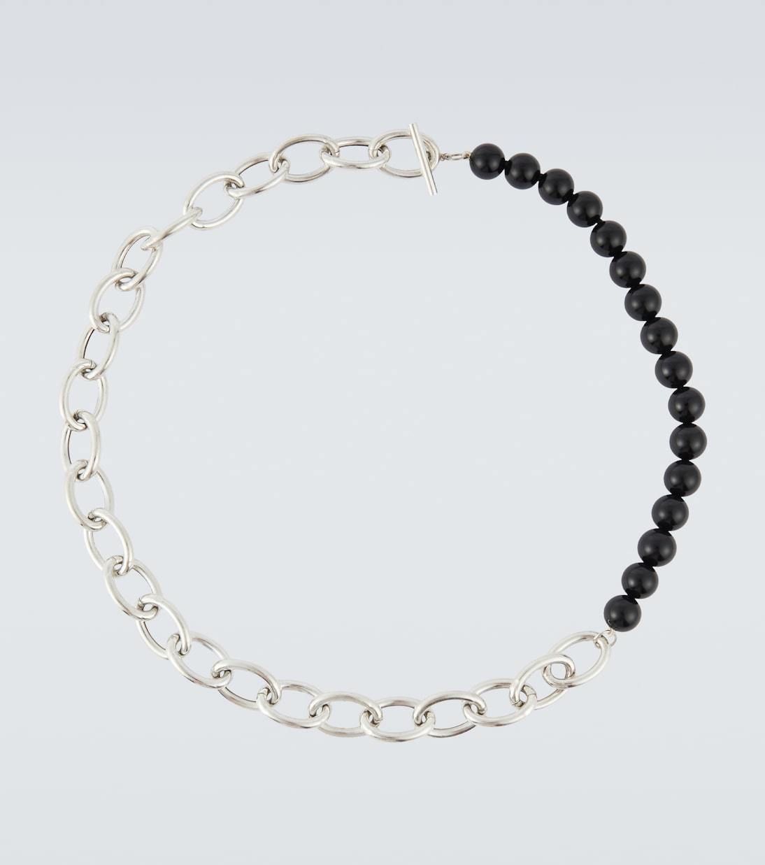 ネックレス・チョーカー JIL SANDER  Beaded sterling silver necklace