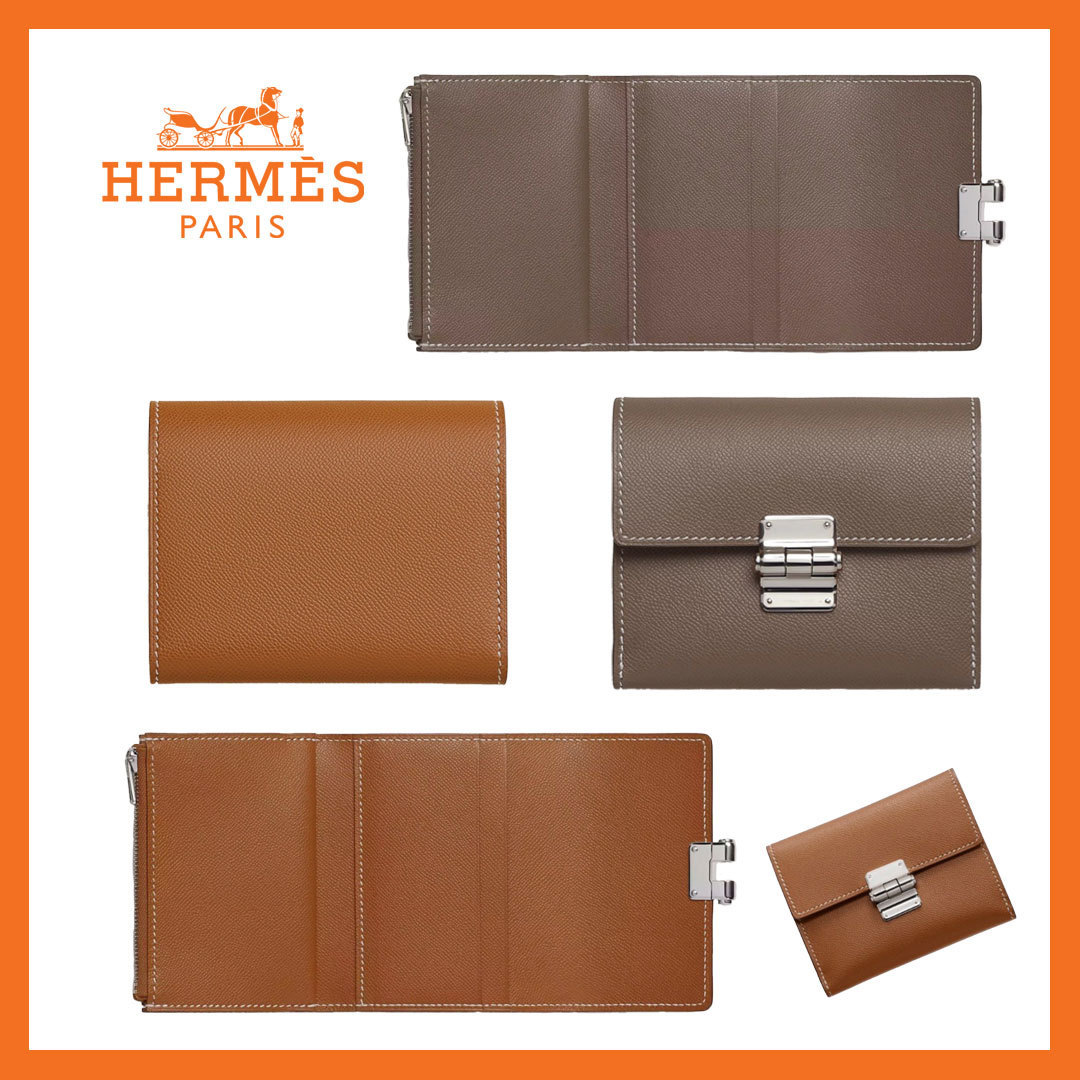 【HERMES】シャルニエール 折りたたみ財布