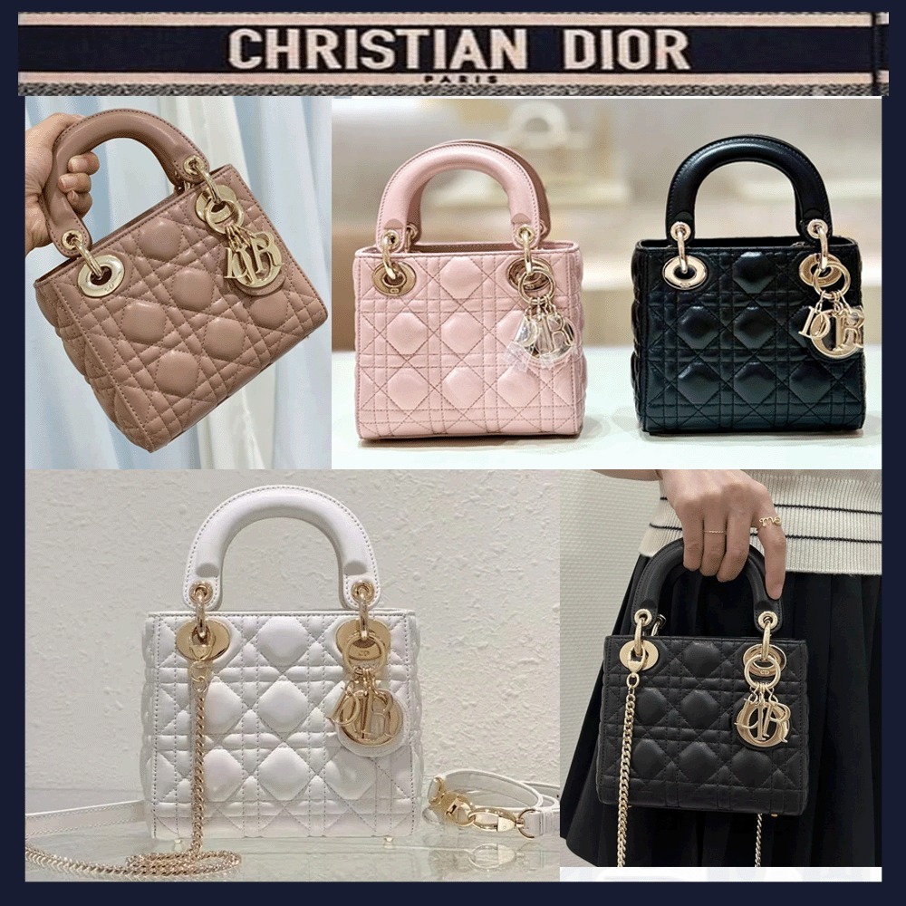 豊富なカラーで選ぶ楽しさ★【DIOR】Lady Dior ミニバッグ