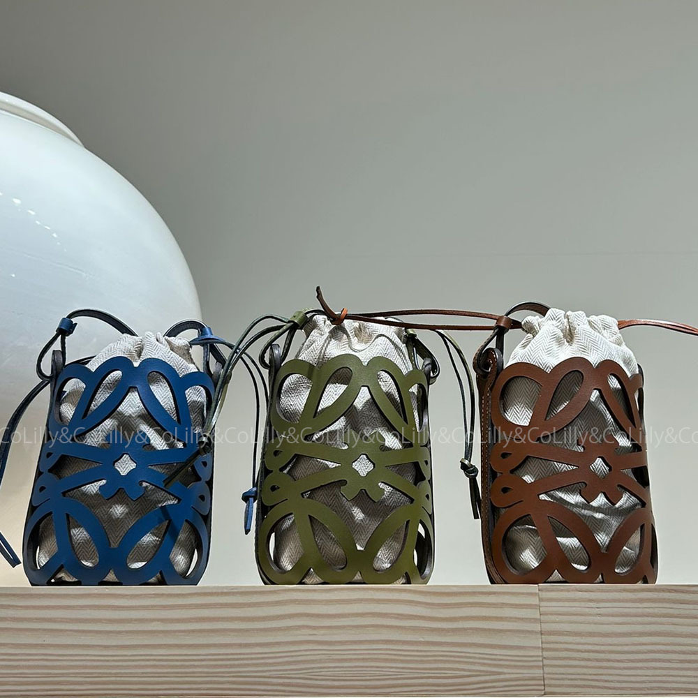 LOEWE アナグラムカットアウトポケットポーチ