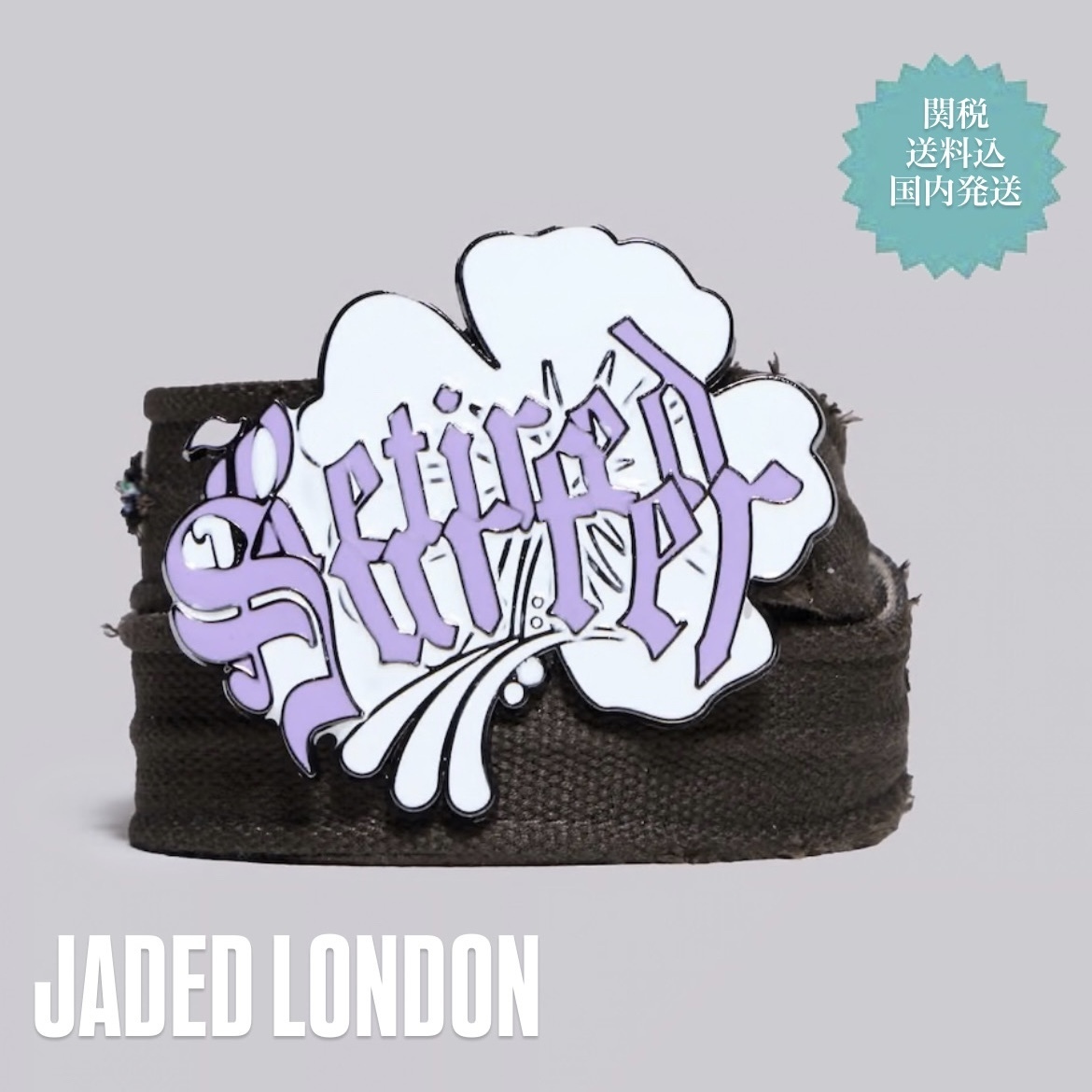 関送込★JADED LONDON★Retired Surfer Canvas ベルト