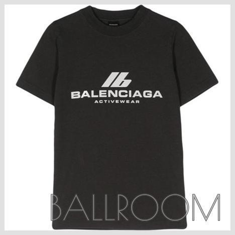 Tシャツ・カットソー BALENCIAGA LOGO COTTON T-SHIRT