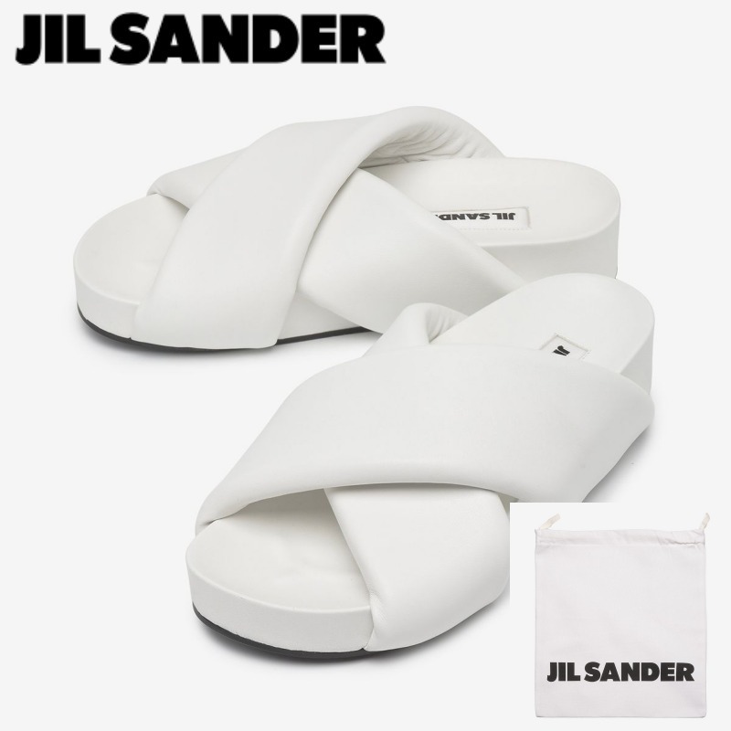 ★Jil Sander★Napa Padded Slide Coconut JS38044A15205105
